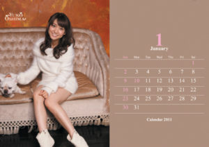 ２０１１年卓上大島優子カレンダー　1月